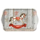 Ambiente átvilágítós gyertya - Rocking Horse - 8x7,5 cm