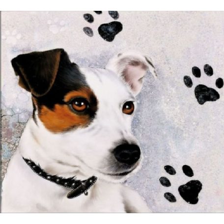 Ambiente Jack Russel papírszalvéta 33x33cm - 20db-os