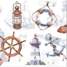 Ambiente papírszalvéta - Welcome Aboard - 33x33 cm - 20 db/csomag