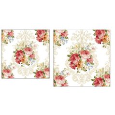   Ambiente papírszalvéta - Sara cream - 25x25 cm, 33x33 cm - 20 db/csomag