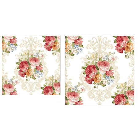 Ambiente papírszalvéta - Sara cream - 25x25 cm, 33x33 cm - 20 db/csomag
