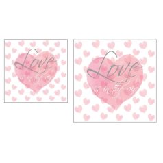   Ambiente papírszalvéta - Love Letters - 25x25 cm, 33x33cm - 20db/csomag