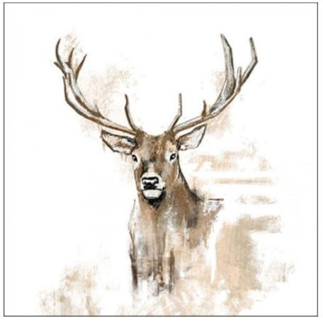 Ambiente papírszalvéta - Antlers - 25x25 cm, 33x33 cm - 20 db/csomag