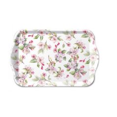  Ambiente műanyag kistálca - Spring blossom white - 13x21 cm