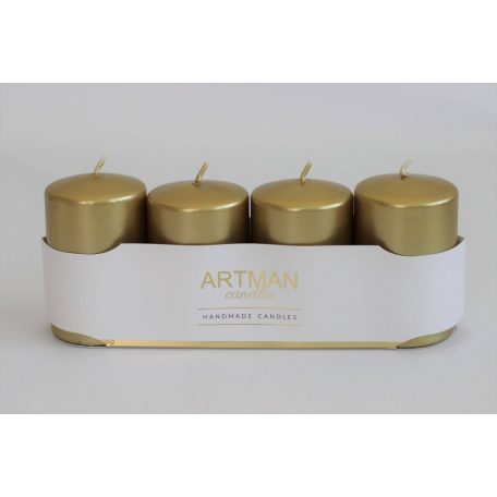 Ambiente Sparrows in wreath átvilágítós gyertya - 8x7,5 cm, 10x10 cm