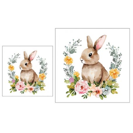 Ambiente papírszalvéta - Cute Easter rabbit - 25x25cm, 33x33 cm - 20 db/csomag