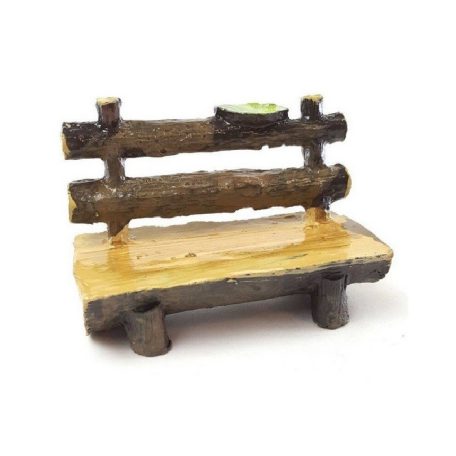 Tündérkert pad levéllel - 6,4x4,2x2,9 cm - Raktáron