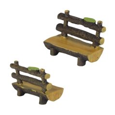 Tündérkert pad levéllel - 6,4x4,2x2,9 cm - Raktáron