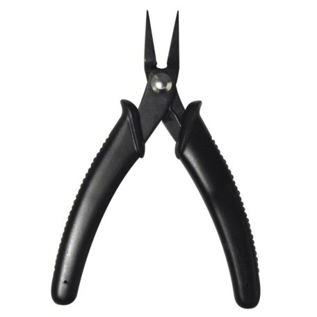 Lapos ékszerfogó, sima belső felülettel - 13,5 cm