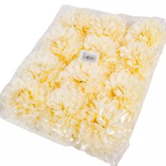 Dália virágfej - Krém - 11cm - 12 db/csomag