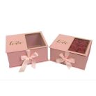 Virág-ajándék doboz rózsaszín - 2 db-os szett 