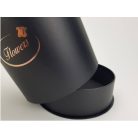 Bonbon és virágdoboz egyben - Fekete - 18x18x20 cm