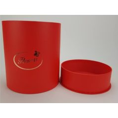  Bonbon és virágdoboz egyben - Piros - 18x18x20 cm