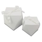 Sokoldalú papírdoboz - Fehér - 18,5x18,5x13,5 cm