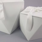 Sokoldalú papírdoboz - Fehér - 18,5x18,5x13,5 cm