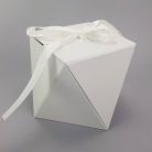 Sokoldalú papírdoboz - Fehér - 18,5x18,5x13,5 cm