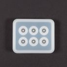 Szilikon öntő- és nyomóforma műgyantához, Fimo-hoz - gyöngy, gömb