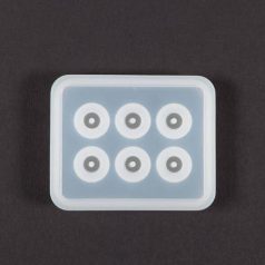   Szilikon öntő- és nyomóforma műgyantához, Fimo-hoz - gyöngy, gömb