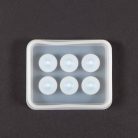 Szilikon öntő- és nyomóforma műgyantához, Fimo-hoz - gyöngy, gömb