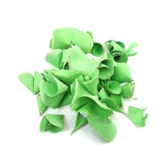    Fa tölcsér virág zúzmarás világoszöld - 5 cm - 6 dkg/csomag