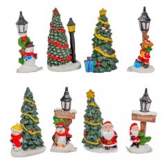 Téli figura - 8 féle - 8 cm