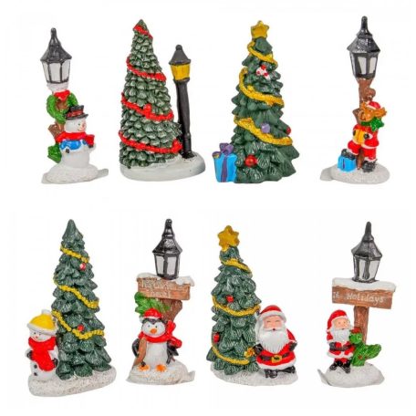 Téli figura - 8 féle - 8 cm