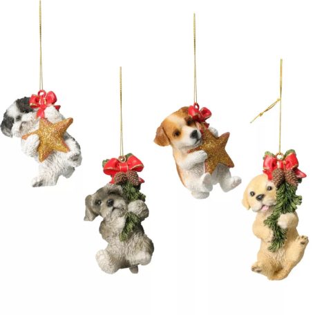 Kutya figura akasztós - 8,5 cm