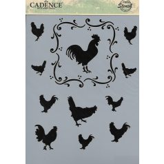 Cadence stencil - 21x30 cm - AS-429