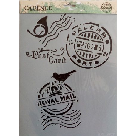 Cadence stencil - 21x30 cm - AS-457