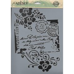 Cadence stencil - A4 - 21x30 cm - AS-464