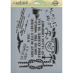 Cadence stencil - 21x30 cm - AS-567