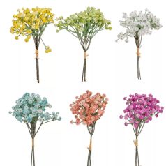 Fátyolka díszítő pick - 3 szálas - 6 színben - 23 cm