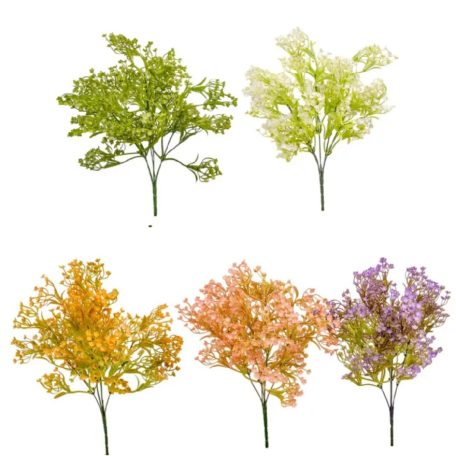 Fátyolvirág - 5 ágú mix - 5 színben - 35 cm