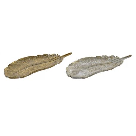 Tálca műgyanta, tollas 2 féle - 26,7x11x2,2 cm