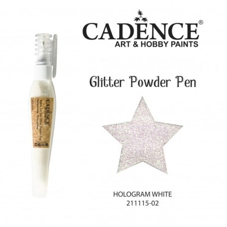 Cadence glitteres, hologramos toll - fehér