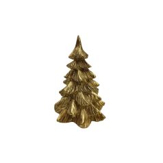 Metálos karácsonyfa figura - Arany - 9,5 cm