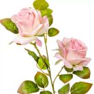 Rózsa ág - 3 virágos - 3 színben - 82 cm 