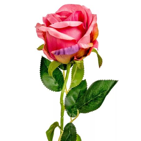 Rózsa szálas mix - 6 színben - 50 cm