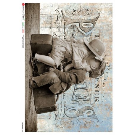 Paper Design rizspapír - A5, A4 - Old Photos - 0105