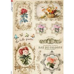   Paper Design rizspapír - A5, A4, A3 - Flowers - 0330 - Raktáron