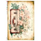 Paper Design rizspapír - A5 - Old Objects - 0044 