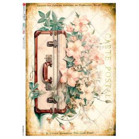 Paper Design rizspapír - A5 - Old Objects - 0044 