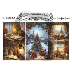 Rizspapír - A4 - Home for Christmas - CK-4454