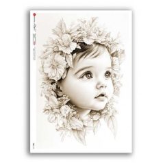 Paper design rizspapír  - A5 - Baby - 0121