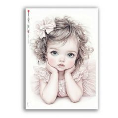 Paper design rizspapír  - A5 - Baby - 0119