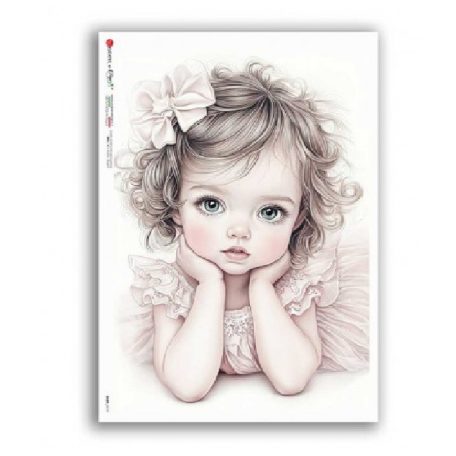 Paper design rizspapír  - A5 - Baby - 0119