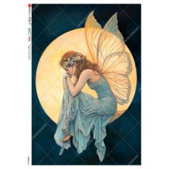 Paper design rizspapír  - A5 - 22,5x16 cm - Fairies - 0123