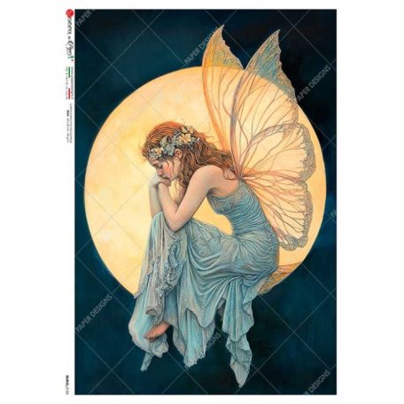 Paper design rizspapír  - A5 - Fairies - 0123