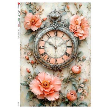 Paper design rizspapír  - A5 - Time - 0067