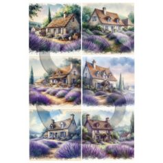 Rizspapír - A4 -  Provanszi tanyák - CK-4836 